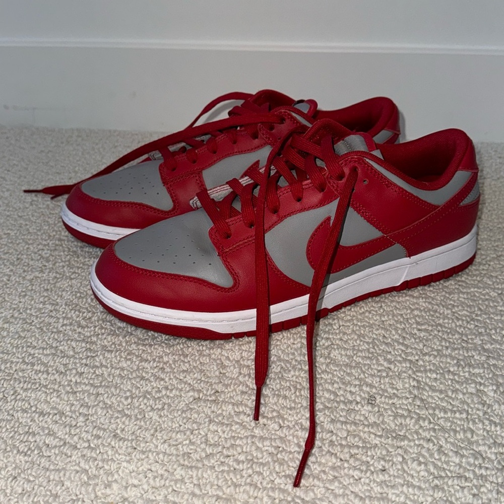 NIKE DUNK LOW ‘UNLV’ 2021 size men’s 10.5 - lightly worn just 1 time.